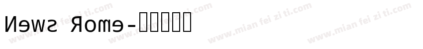 News Rome字体转换